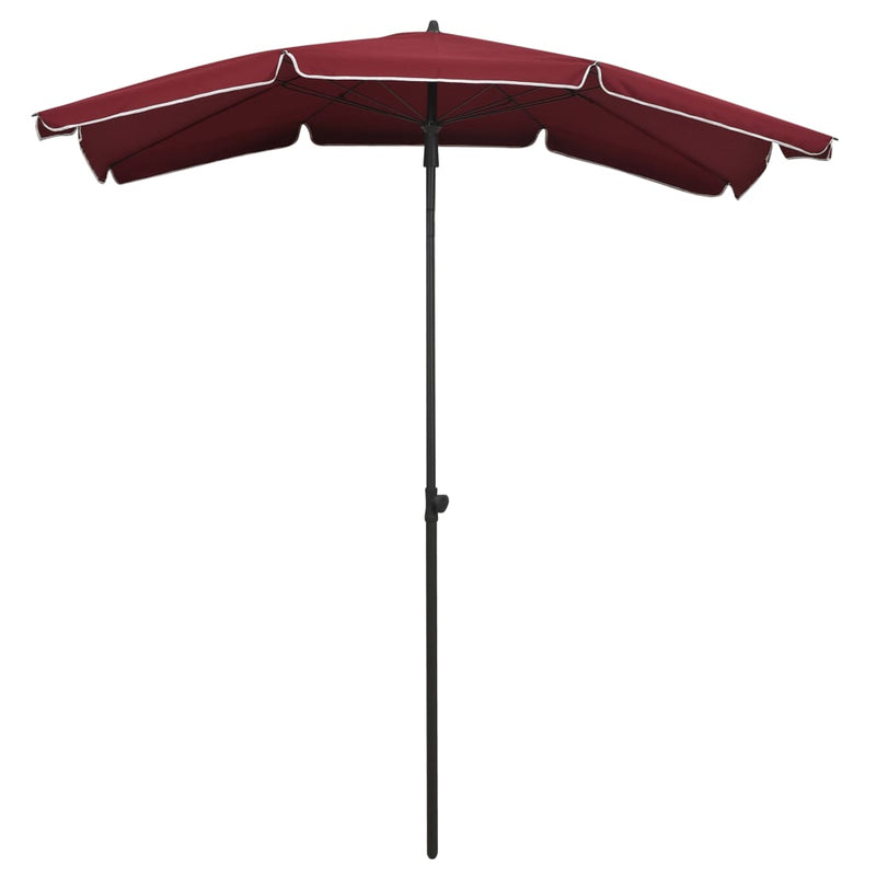 Load image into Gallery viewer, Vidaxl parasol met paal 200x130 cm bordeauxrood