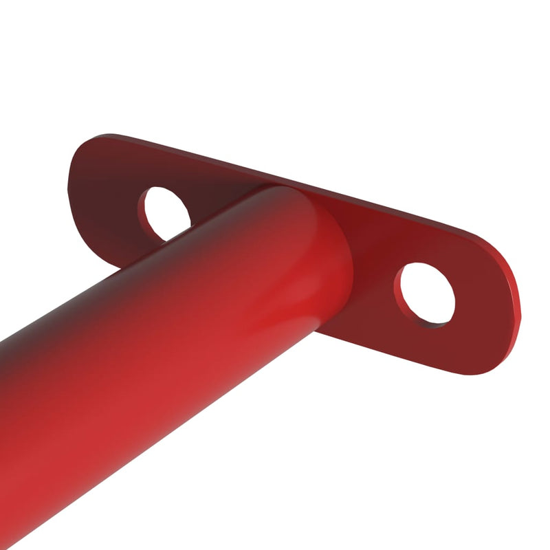 Load image into Gallery viewer, Vidaxl rekstok 125 cm staal rood