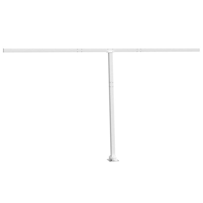 Load image into Gallery viewer, VidaXL Luifelpaalset 450x245 cm ijzer wit