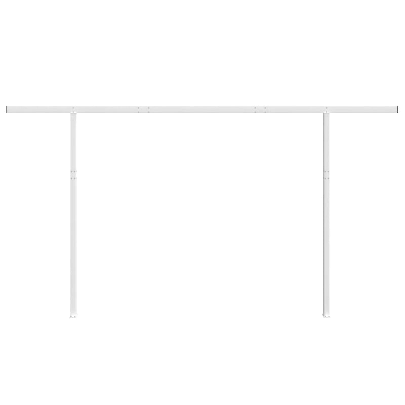 Load image into Gallery viewer, Vidaxl luifelpaalset 450x245 cm ijzer wit