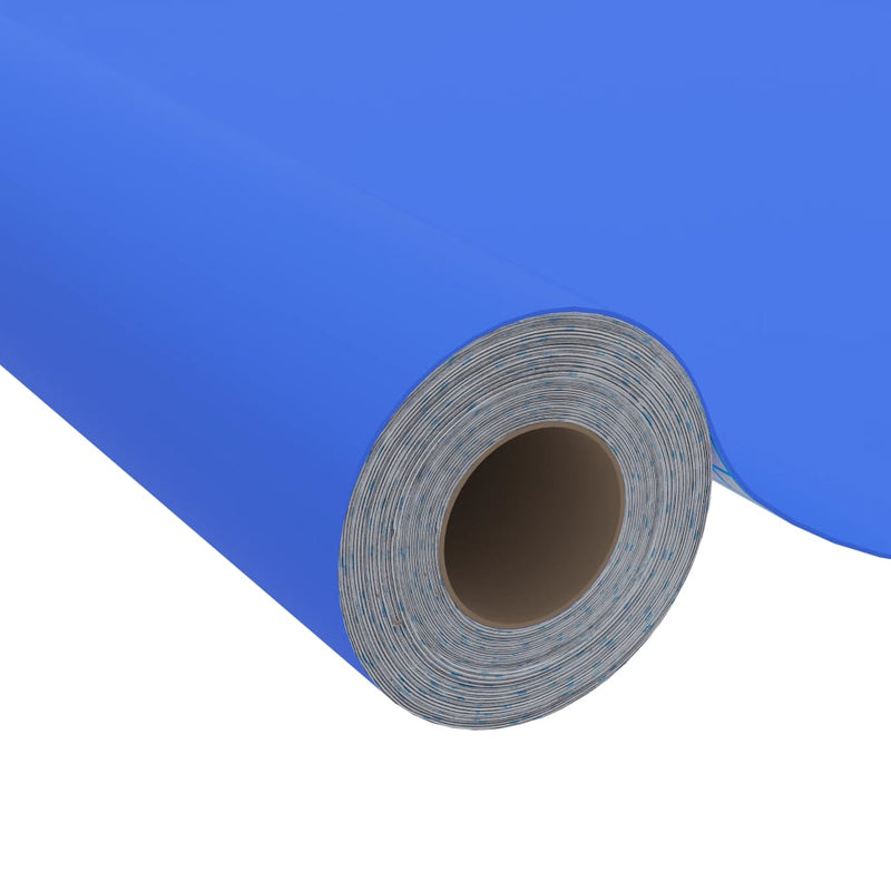 Afbeelding laden in galerijviewer, Vidaxl meubelfolie zelfklevend 500x90 cm pvc hoogglans blauw