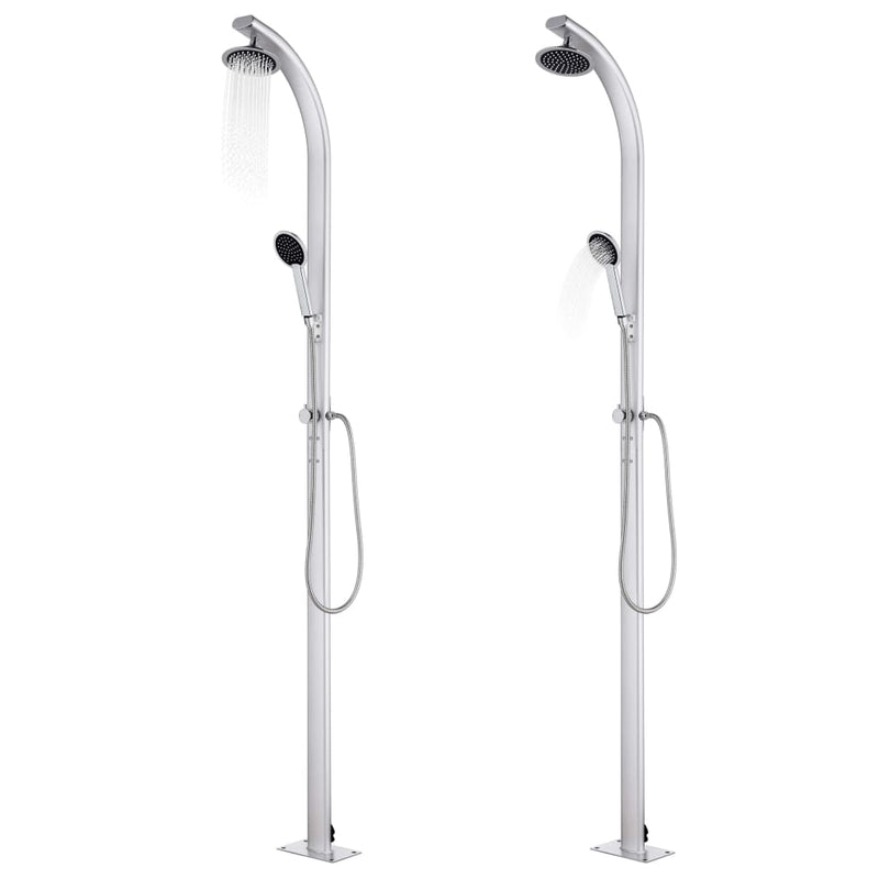 Load image into Gallery viewer, Vidaxl buitendouche 215 cm aluminium