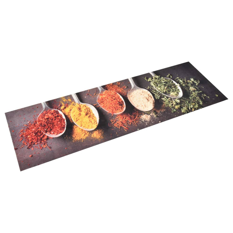 Load image into Gallery viewer, Vidaxl keukenmat wasbaar spoons 45x150 cm