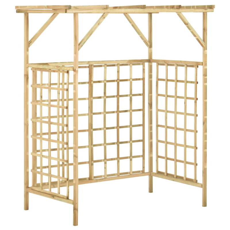 Load image into Gallery viewer, VidaXL Pergola voor 2 containers geïmpregneerd grenenhout