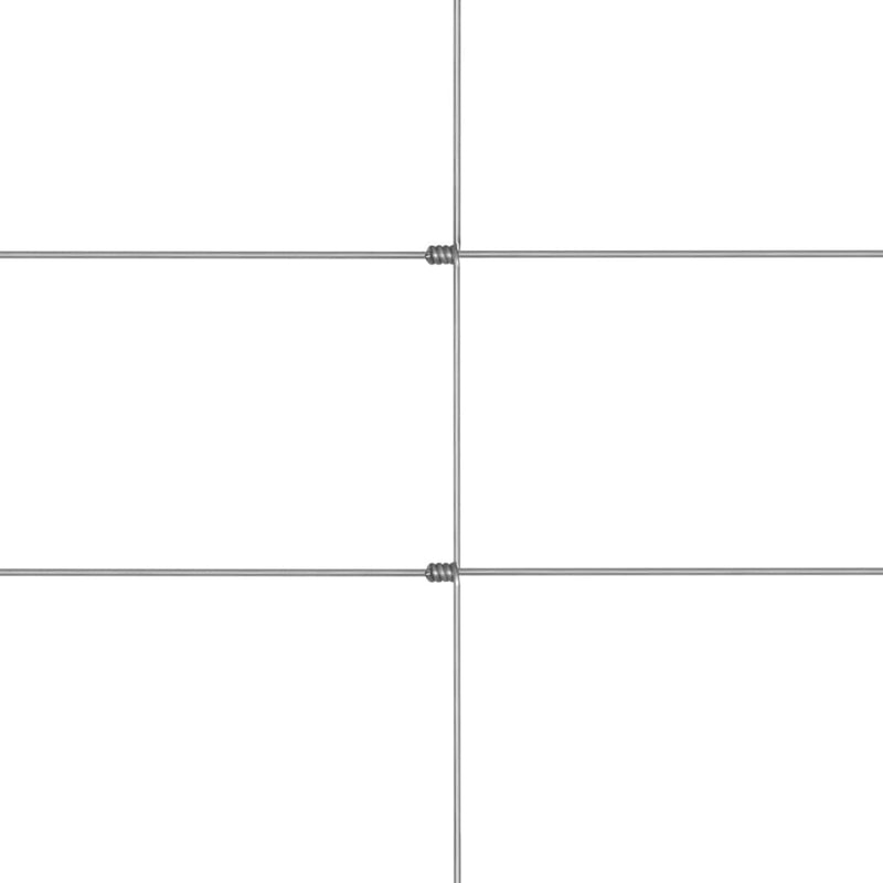 Load image into Gallery viewer, Vidaxl hek 50x1,25 m gegalvaniseerd staal zilverkleurig