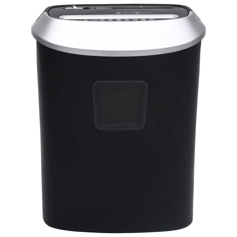 Load image into Gallery viewer, Vidaxl papierversnipperaar 10 pagina's crosscut zwart