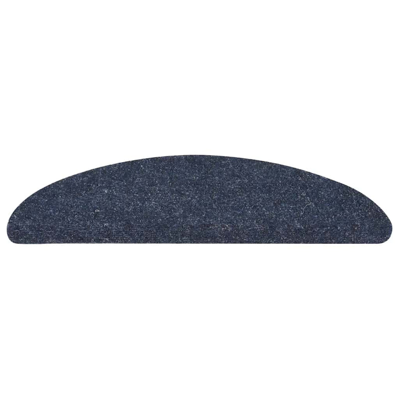 Load image into Gallery viewer, Vidaxl trapmatten zelfklevend 5 stuks 56x17x3 cm blauw halfrond