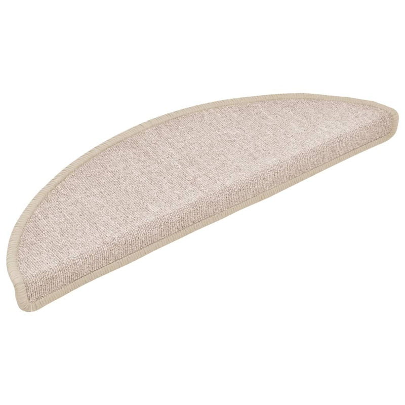 Load image into Gallery viewer, Vidaxl trapmatten 10 st 56x17x3 cm taupe halfrond