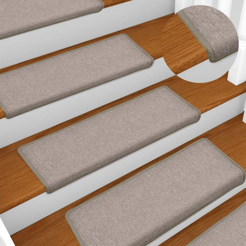 Load image into Gallery viewer, VidaXL Trapmatten 10 st 65x21x4 cm taupe