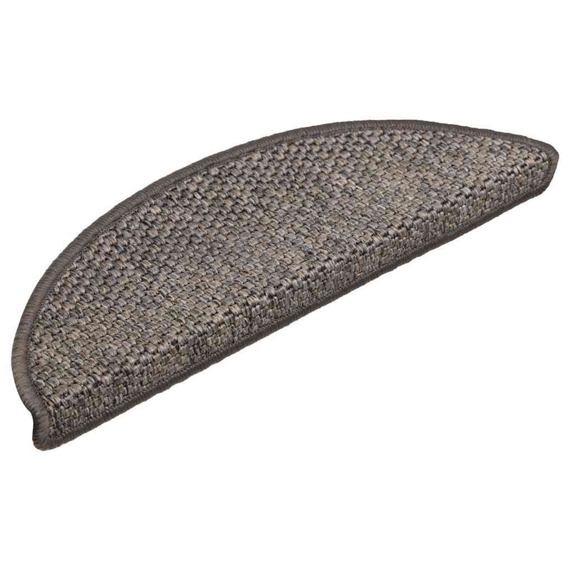 Load image into Gallery viewer, Vidaxl trapmatten zelfklevend 15 st sisal-look 56x17x3 cm grijs-beige