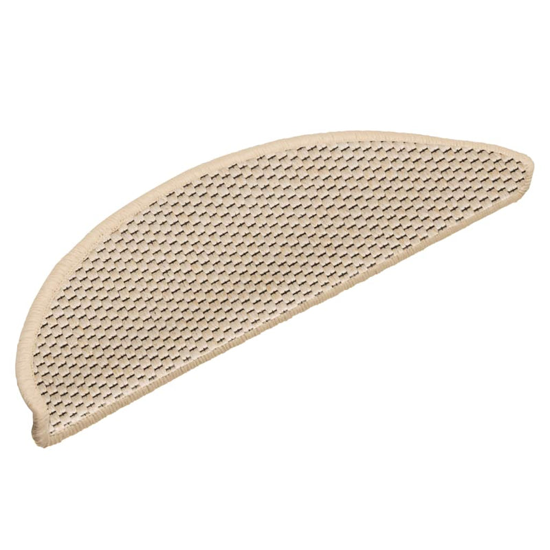 Load image into Gallery viewer, Vidaxl trapmatten zelfklevend 15 st sisal-look 56x17x3 cm berber