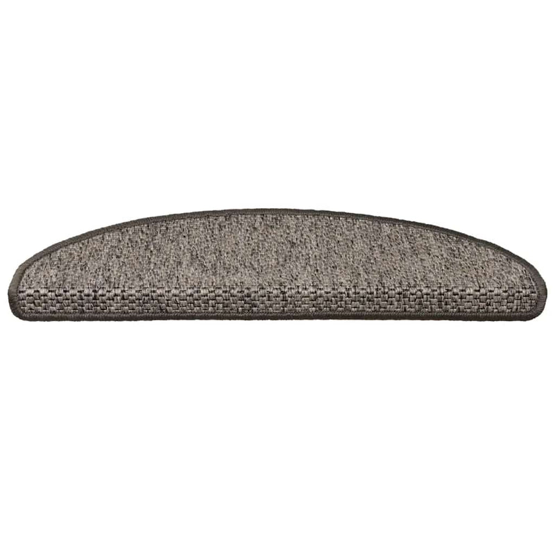 Load image into Gallery viewer, Vidaxl trapmatten zelfklevend 15st sisal-look 65x21x4cm antracietkleur