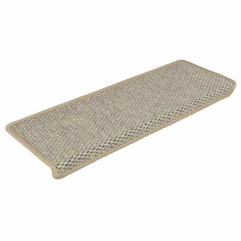 Load image into Gallery viewer, Vidaxl trapmatten zelfklevend 15 st sisal-look 65x21x4 cm groen