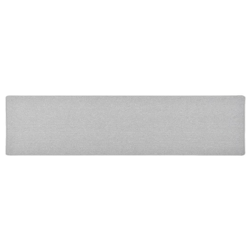 Load image into Gallery viewer, Vidaxl tapijtloper 50x200 cm lichtgrijs