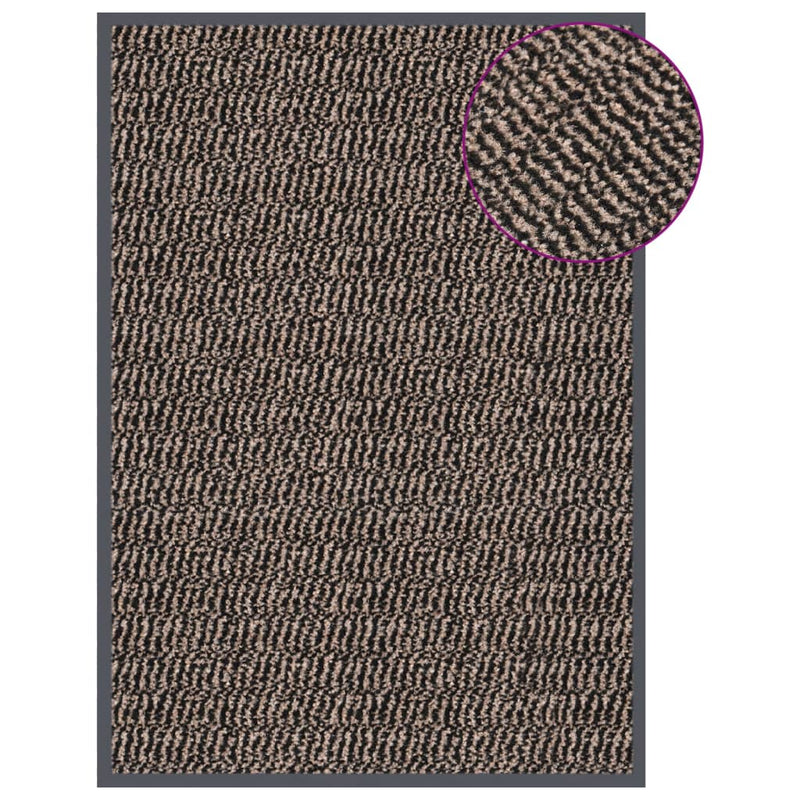 Load image into Gallery viewer, Vidaxl deurmat getuft 40x60 cm donkerbruin