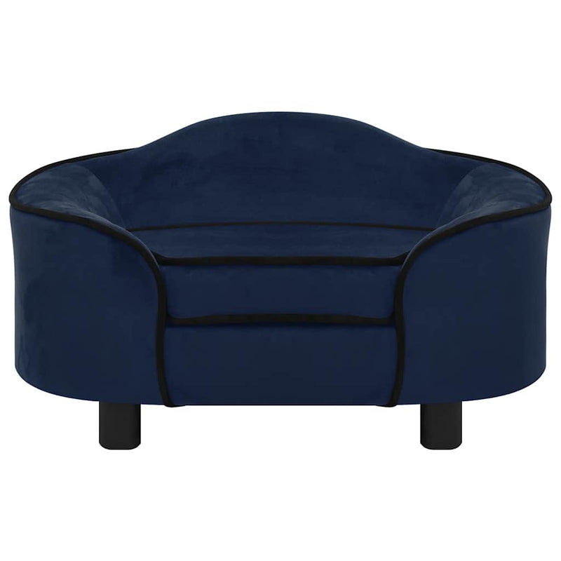 Chargez l'image dans la visionneuse de la galerie, Vidaxl hondenbank 67x47x36 cm pluche blauw
