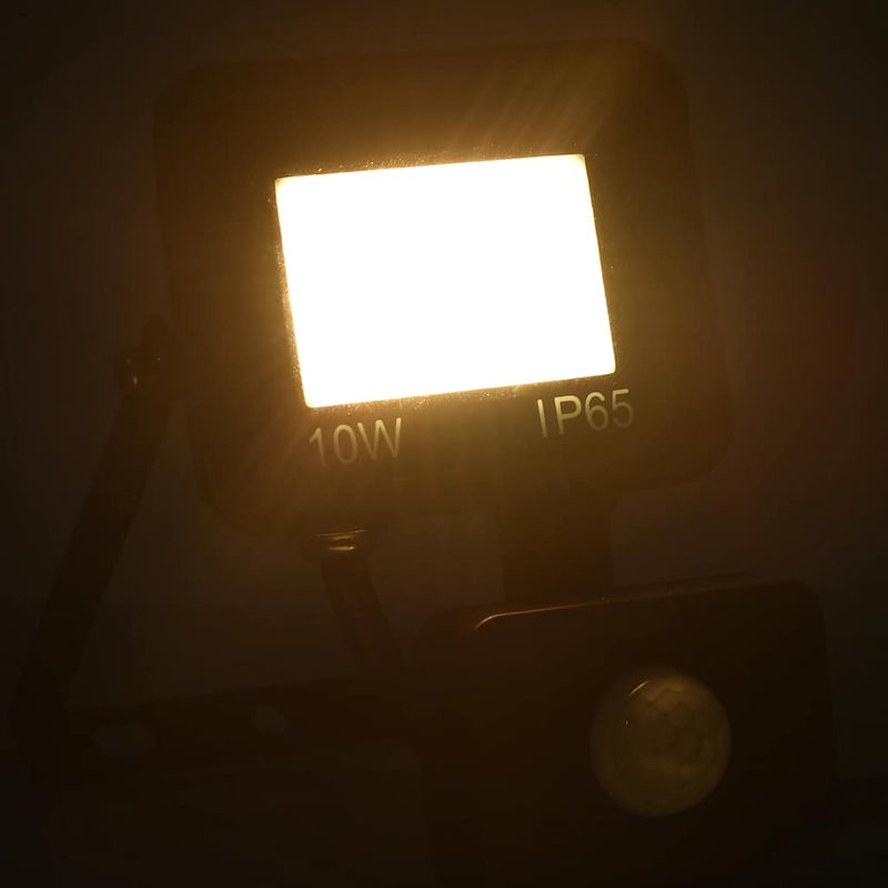 Load image into Gallery viewer, Vidaxl spotlight met sensor led 10 w warmwit