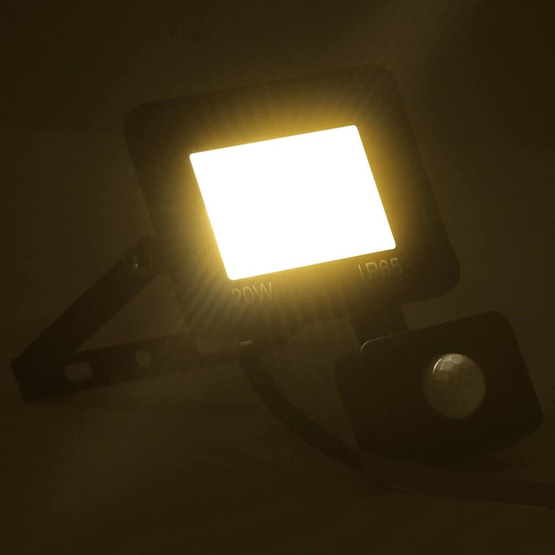 Afbeelding laden in galerijviewer, Vidaxl spotlight met sensor led 20 w warmwit
