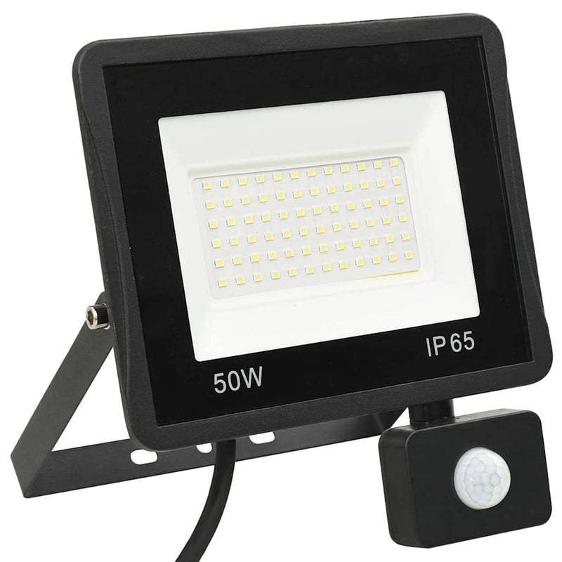 Laden Sie das Bild in Galerie -Viewer, Vidaxl spotlight met sensor led 50 w warmwit