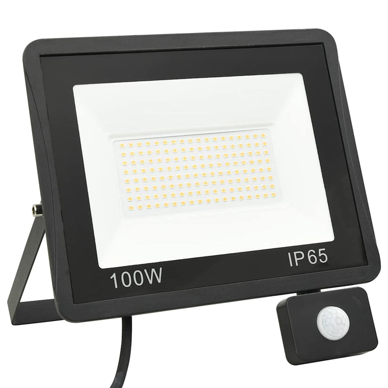 Laden Sie das Bild in Galerie -Viewer, Vidaxl spotlight met sensor led 100 w warmwit