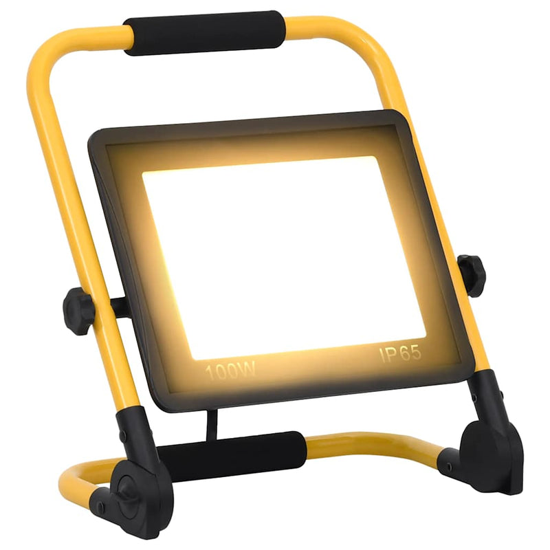 Laden Sie das Bild in Galerie -Viewer, Vidaxl spotlight met handvat led 100 w warmwit
