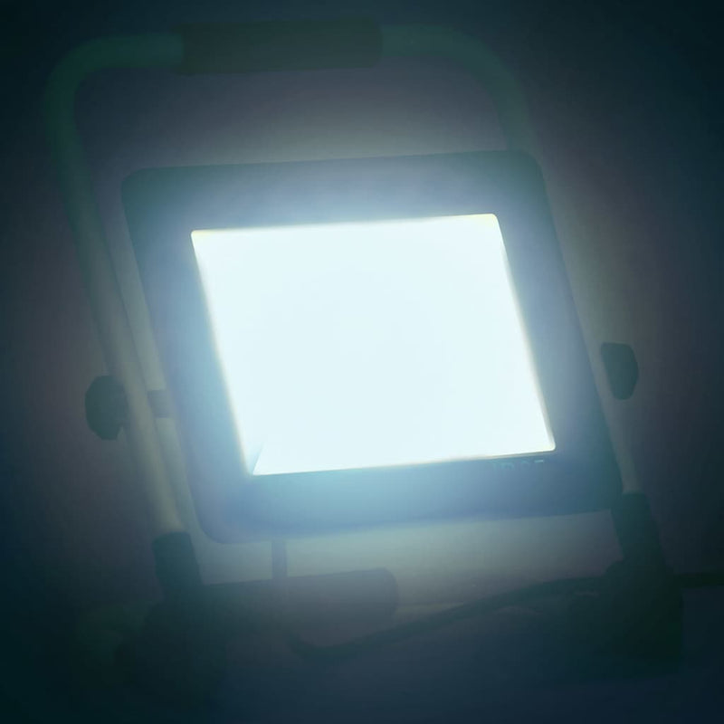 Laden Sie das Bild in Galerie -Viewer, Vidaxl spotlight met handvat led 100 w koudwit