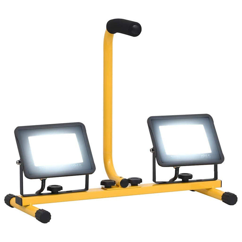 Load image into Gallery viewer, Vidaxl spotlight met handvat led 2x30 w koudwit