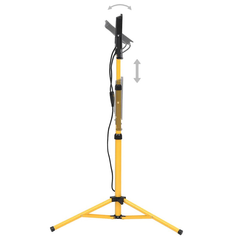 Laden Sie das Bild in Galerie -Viewer, Vidaxl spotlight met statief led 2x100 w koudwit