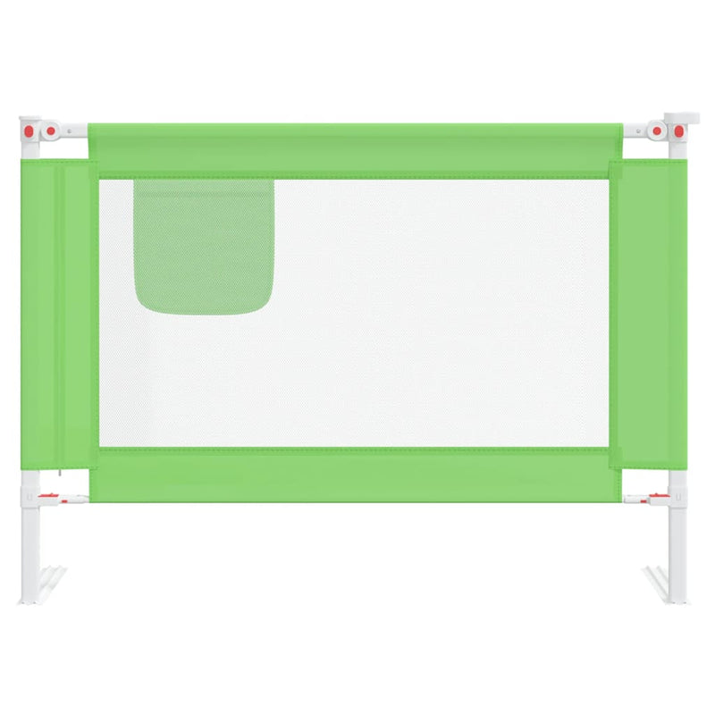 Afbeelding laden in galerijviewer, Vidaxl bedhekje peuter 90x25 cm stof groen