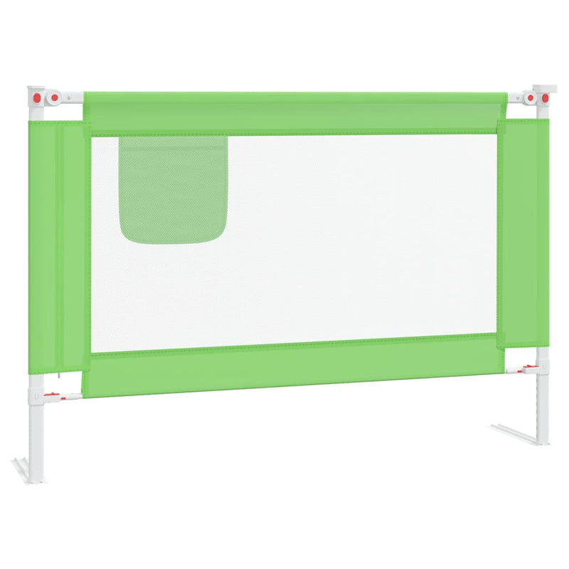Chargez l'image dans la visionneuse de la galerie, Vidaxl bedhekje peuter 100x25 cm stof groen