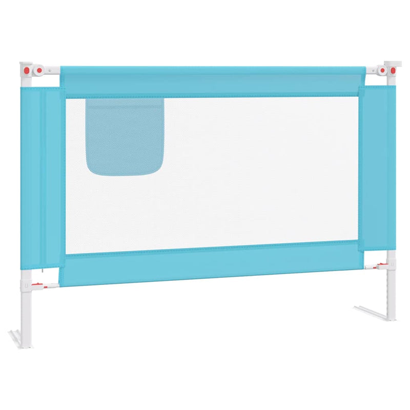 Load image into Gallery viewer, Vidaxl bedhekje peuter 100x25 cm stof blauw