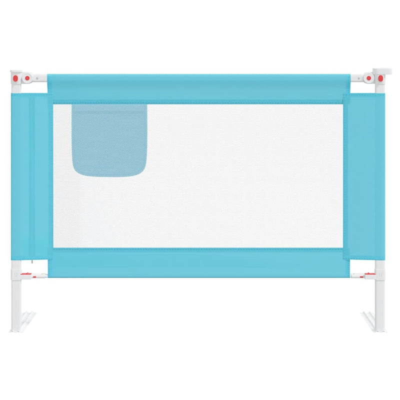 Load image into Gallery viewer, Vidaxl bedhekje peuter 100x25 cm stof blauw