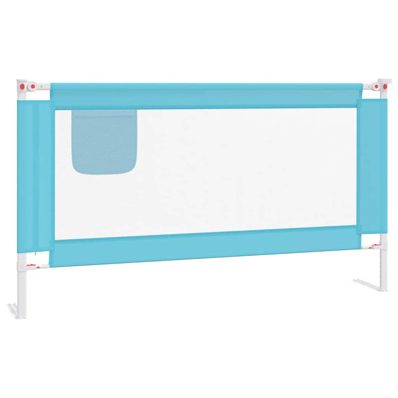 Load image into Gallery viewer, Vidaxl bedhekje peuter 150x25 cm stof blauw
