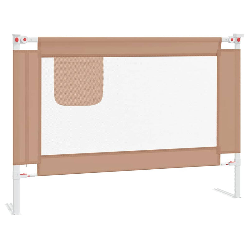Chargez l'image dans la visionneuse de la galerie, Vidaxl bedhekje peuter 90x25 cm stof taupe
