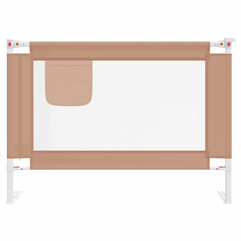 Chargez l'image dans la visionneuse de la galerie, Vidaxl bedhekje peuter 90x25 cm stof taupe