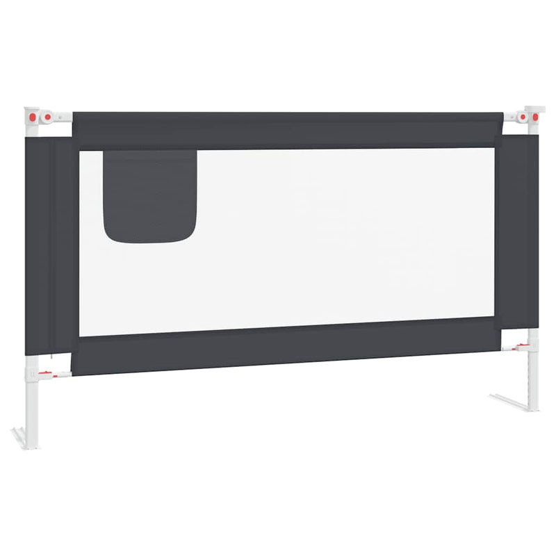 Load image into Gallery viewer, Vidaxl bedhekje peuter 140x25 cm stof donkergrijs