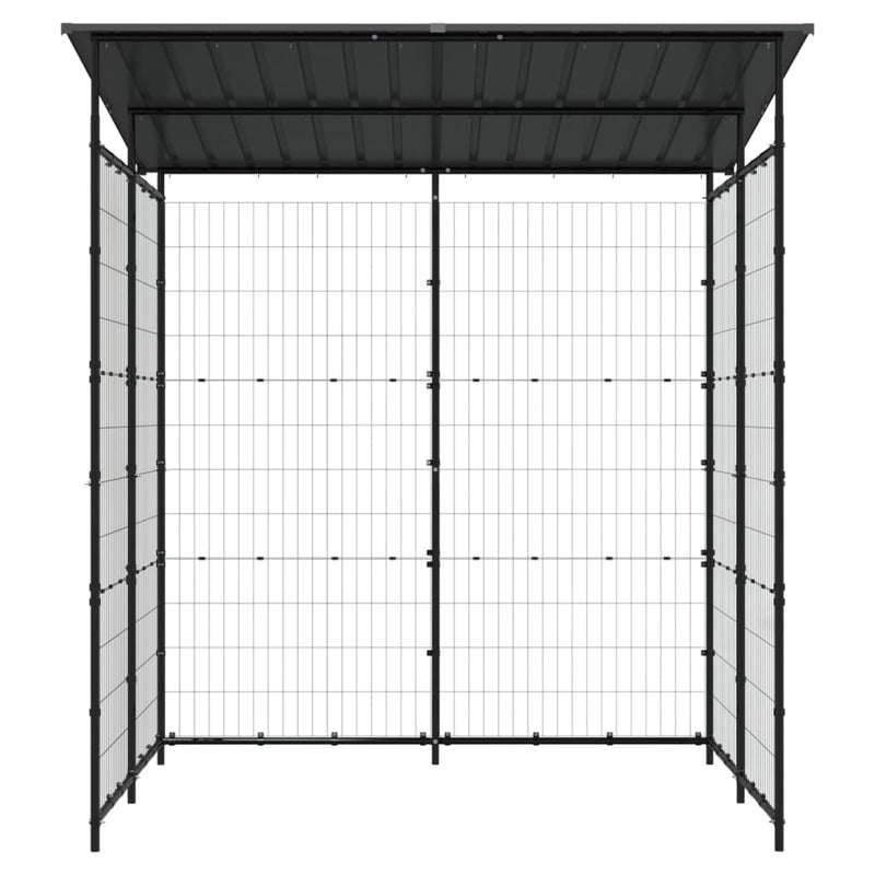 Load image into Gallery viewer, VidaXL Fietsenstalling 190x190x222 cm staal zwart