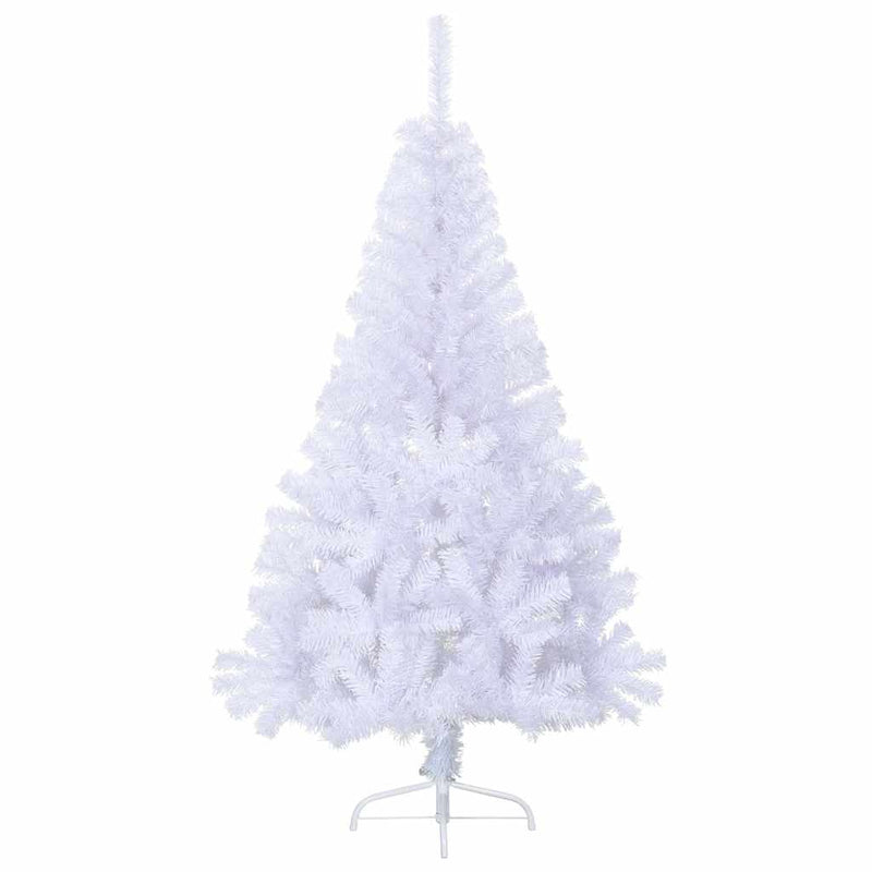Load image into Gallery viewer, Vidaxl kunstkerstboom met standaard half 150 cm pvc wit