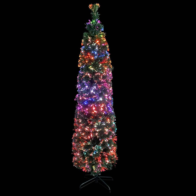 Load image into Gallery viewer, Vidaxl kunstkerstboom met standaard smal 150 cm glasvezel