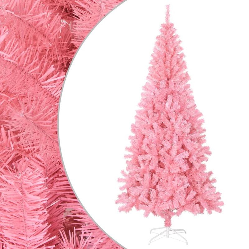 Load image into Gallery viewer, Vidaxl kunstkerstboom met standaard 240 cm pvc roze