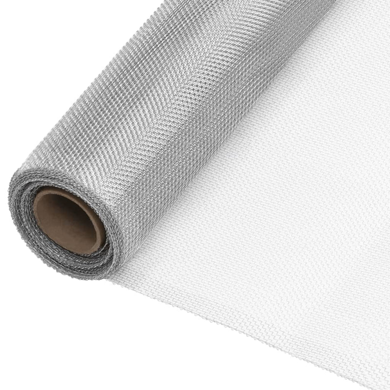 Load image into Gallery viewer, Vidaxl gaas 80x1000 cm aluminium zilverkleurig