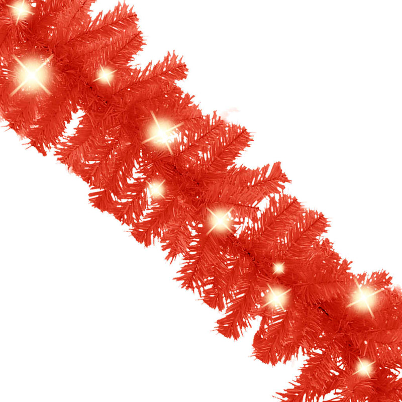Load image into Gallery viewer, Vidaxl kerstslinger met led-lampjes 5 m rood