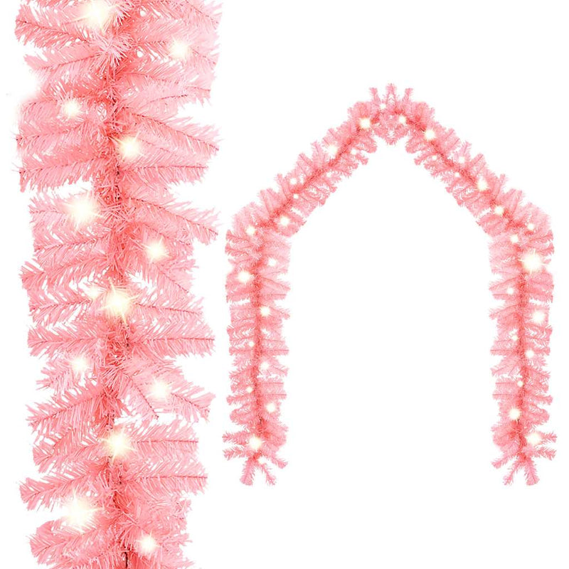 Load image into Gallery viewer, Vidaxl kerstslinger met led-lampjes 20 m roze