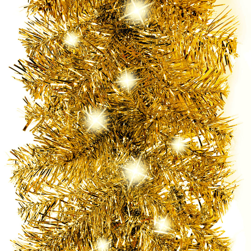 Load image into Gallery viewer, Vidaxl kerstslinger met led-lampjes 5 m goudkleurig