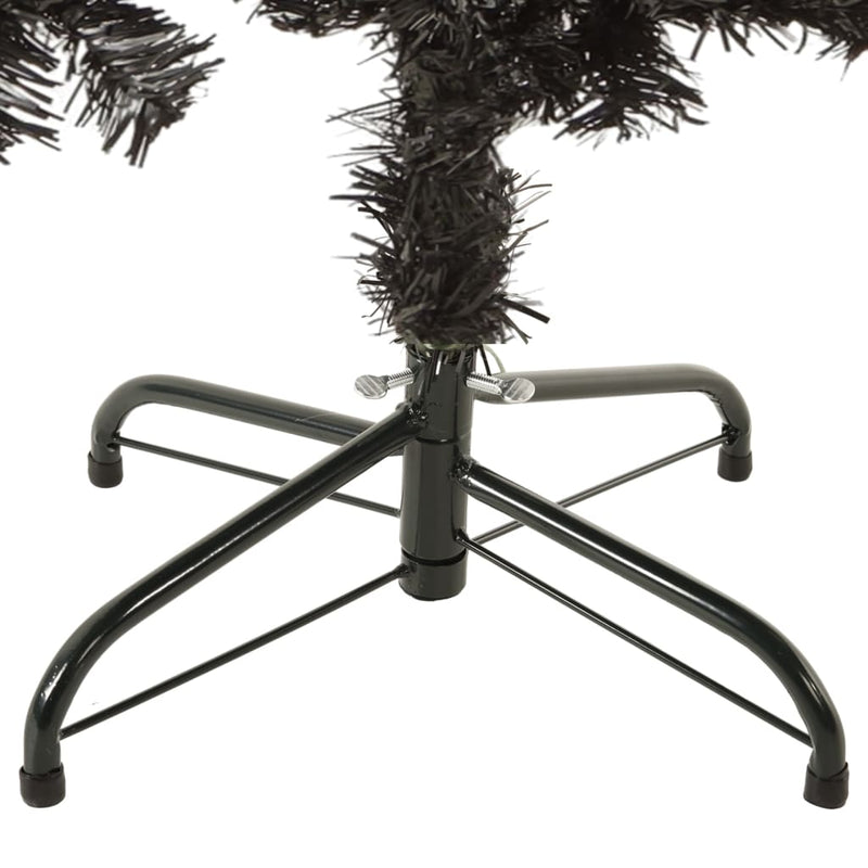 ギャラリービューアに画像をロードする, VidaXL Kerstboom smal 120 cm zwart