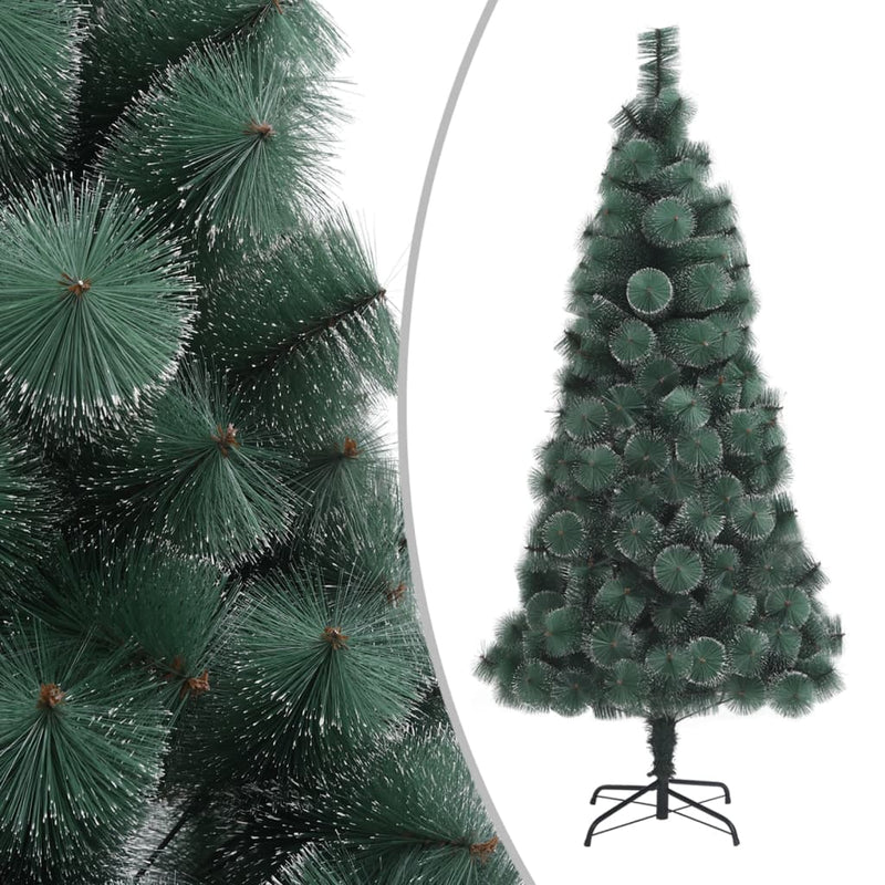 Load image into Gallery viewer, Vidaxl kunstkerstboom met standaard 210 cm pet groen