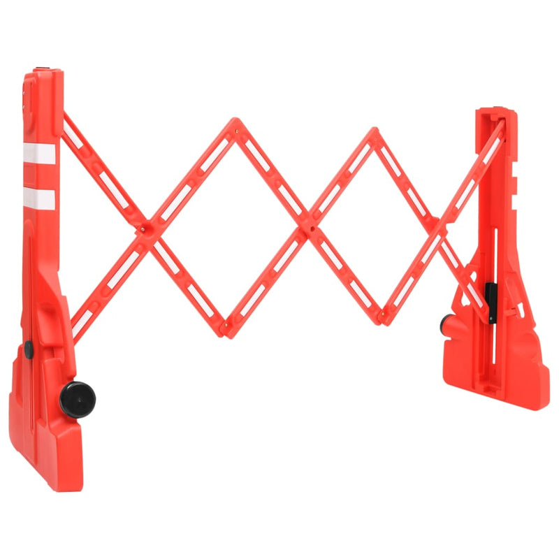 Load image into Gallery viewer, Vidaxl verkeersbarrières inklapbaar 210x50x105 cm rood