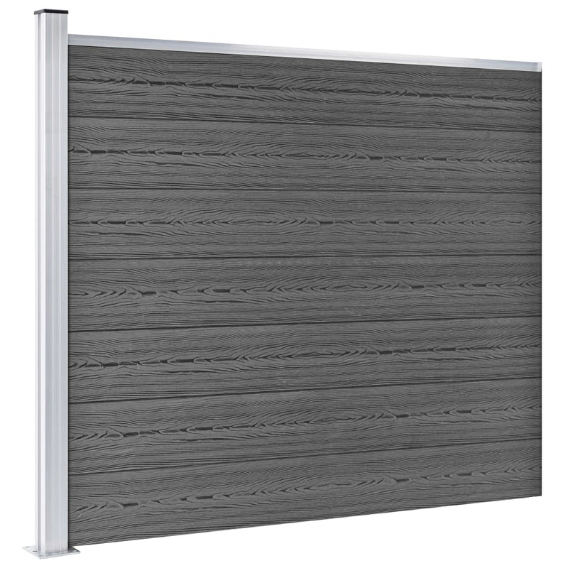 Load image into Gallery viewer, VidaXL Schuttingpanelenset 526x146 cm HKC zwart