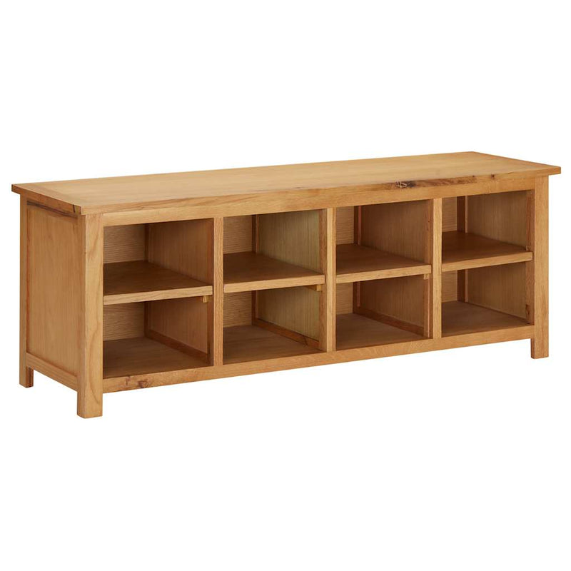 Load image into Gallery viewer, Vidaxl schoenenrek 114x37x45 cm massief eikenhout