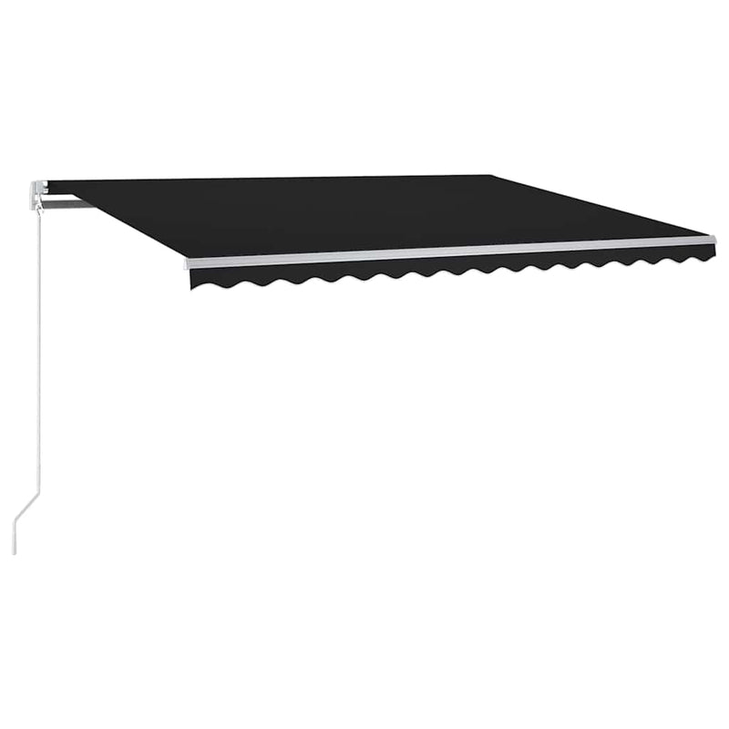 Load image into Gallery viewer, Vidaxl luifel automatisch met led en windsensor 350x250 cm antraciet